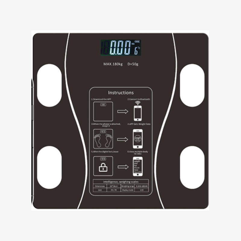 شاشة عرض LCD بتقنية البلوتوث الرقمية ، وزن الحمام ، مقياس تكوين الدهون في الجسم الإلكتروني الذكي